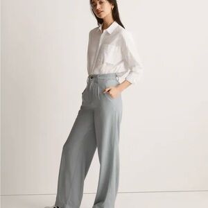 NWT Madewell Drapeweave Neale Straight Leg‎ Pants, size 8
